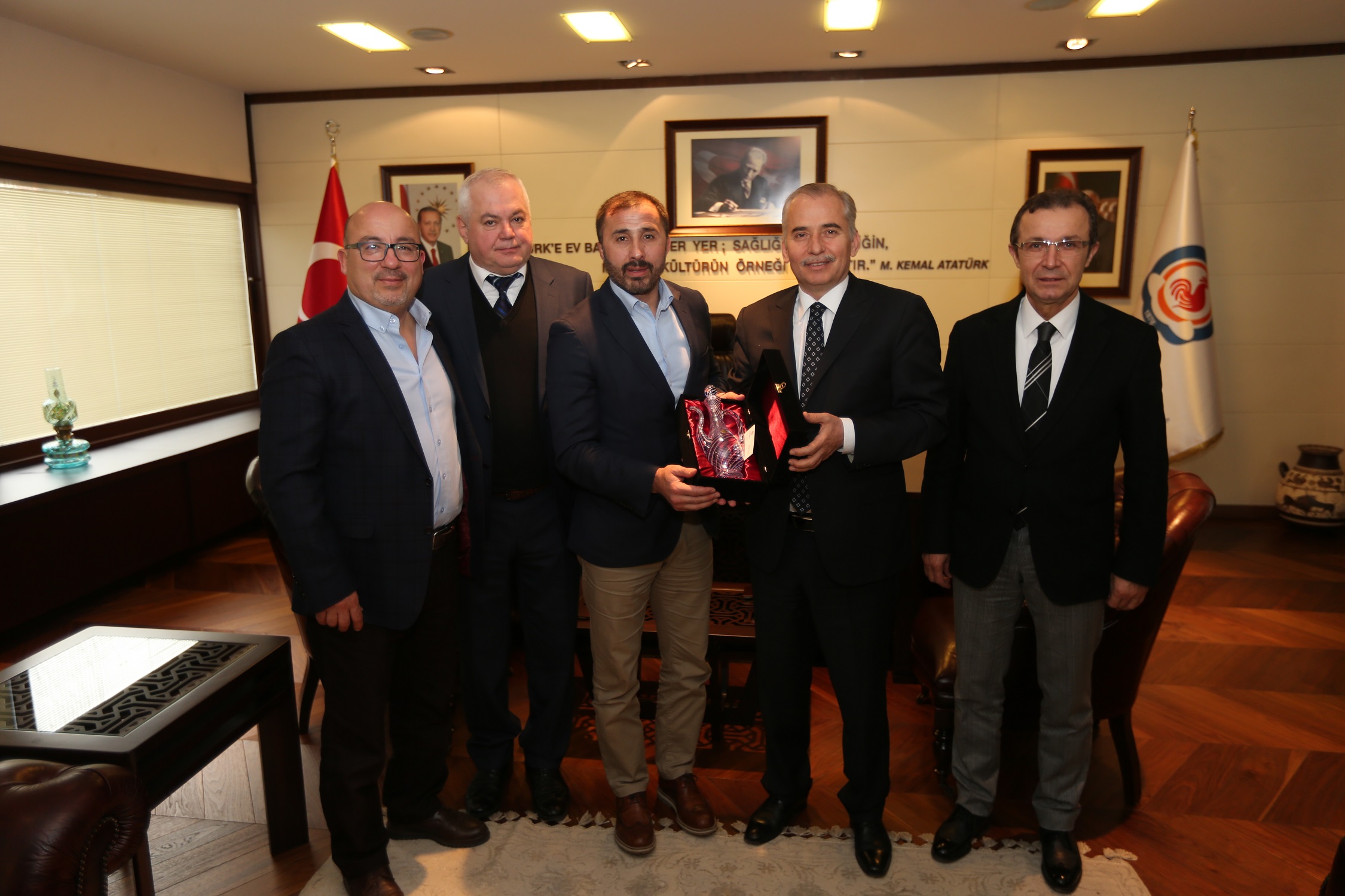 Türkiye Judo Federasyonun’dan Başkan Zolan’a ziyaret