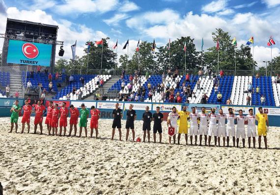 Plaj Futbolu Milli Takımı, İsviçre’ye 8-2 yenildi