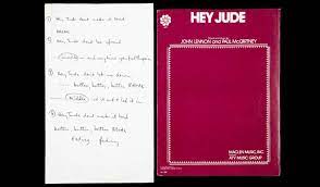 El yazısı ‘Hey Jude’ şarkı sözleri 910.000 $’dan satışa çıktı