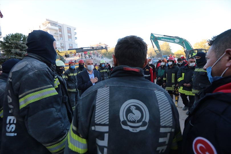 Başkan Zolan deprem bölgesinde