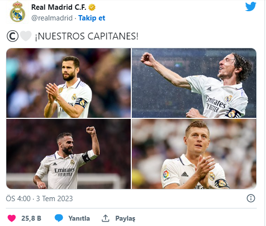 Real Madrid yeni kaptanını tanıttı