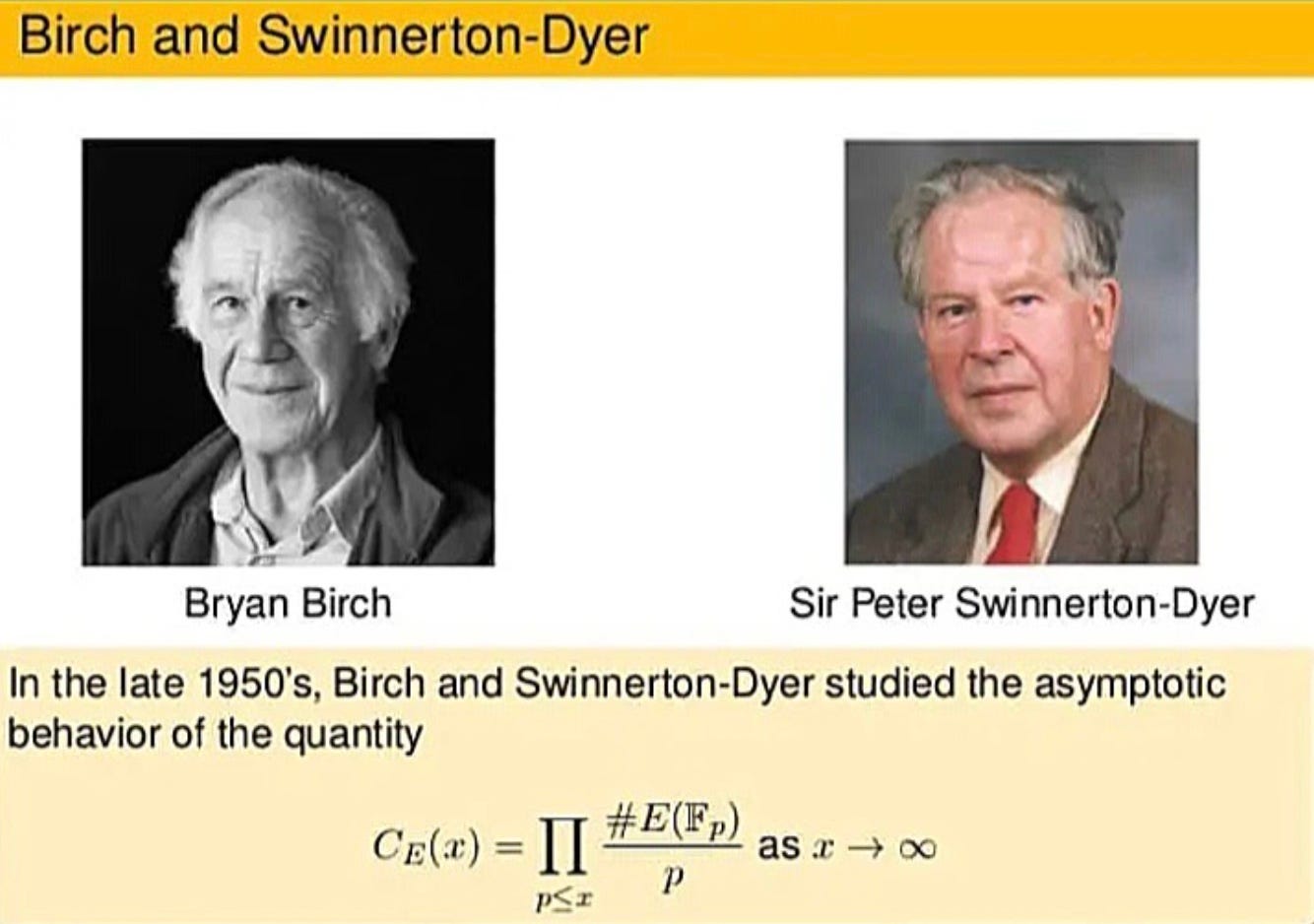 Birch ve Swinnerton-Dyer Sanısı