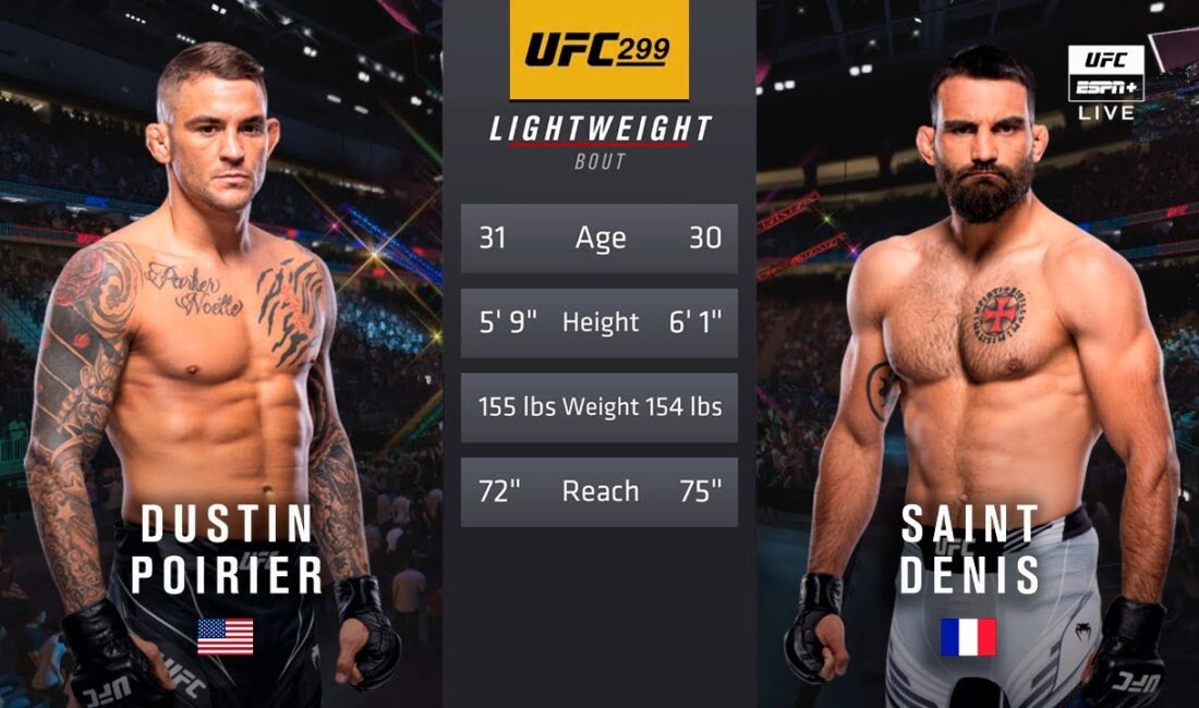 Dustin Poirier – Benoit Saint Denis maçı özeti UFC 299