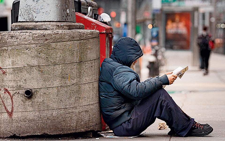 Nüfus sayımı verilerine göre Atina’da evsizlik 2018’den bu yana arttı