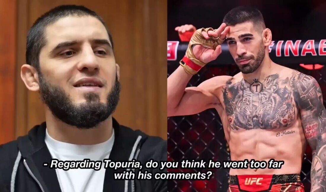 islam Makhachev’ten Topuria’ya: “Bir şeylerden memnun değil, Kafeste çözeriz”