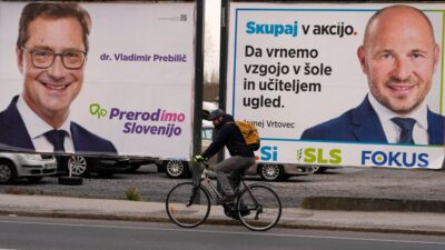 Slovenya’da iktidardaki liberaller, çekişmeli geçen parlamento seçimlerinde sağcı popülistlerle karşı karşıya