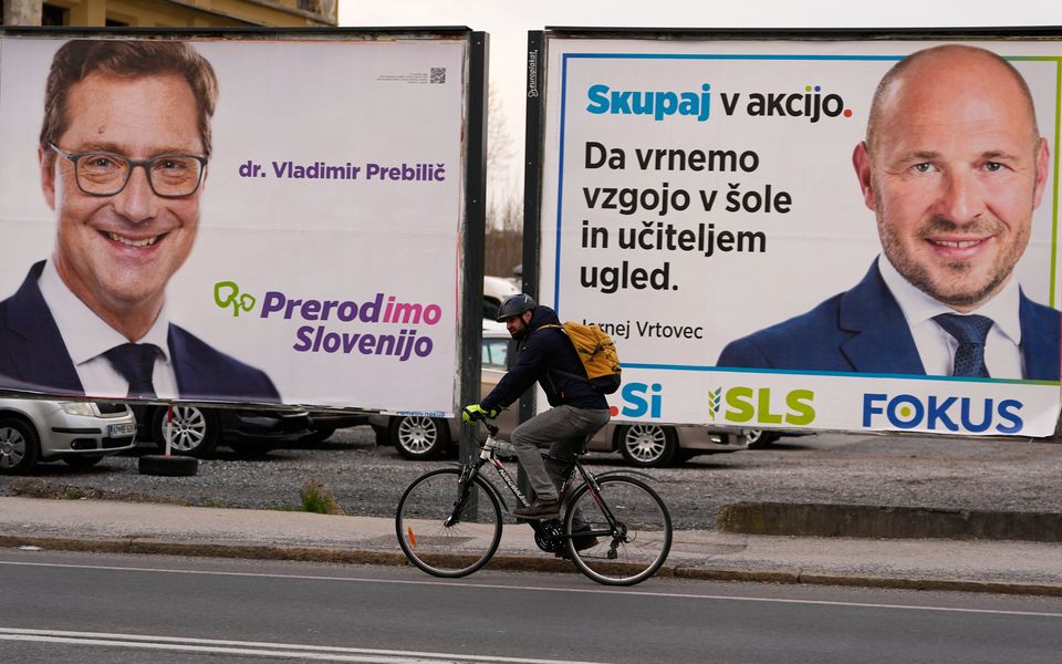 Slovenya’da iktidardaki liberaller, çekişmeli geçen parlamento seçimlerinde sağcı popülistlerle karşı karşıya