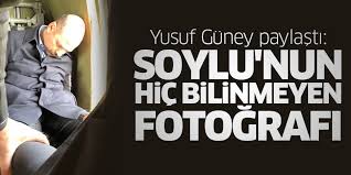 Yusuf Güney Süleyman Soylu fotoğrafı paylaştı