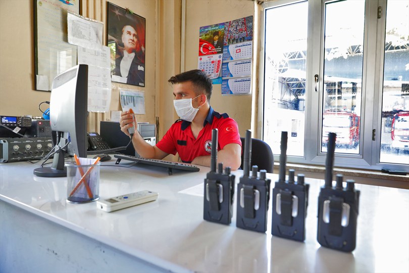 Denizlililer evinde, Büyükşehir itfaiye görevde