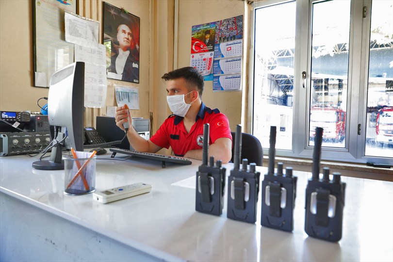 Denizlililer evinde, Büyükşehir itfaiye görevde