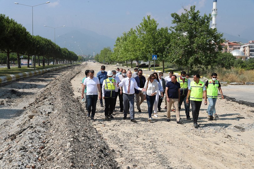 Denizli Büyükşehir’den örnek bir bulvar daha