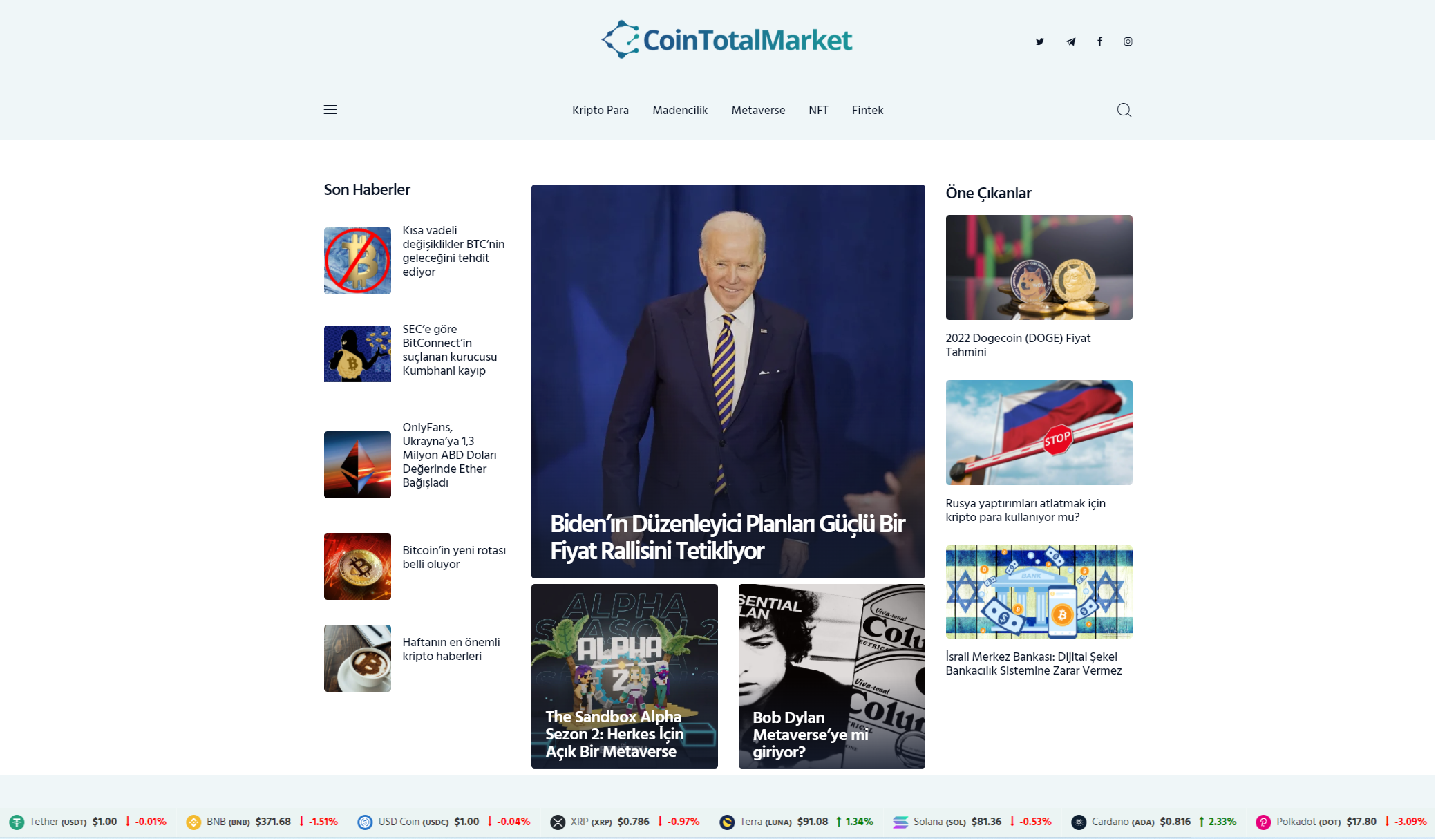 Coin Total Market ‘Geleceğin Ekonomisi’ Mottosuyla Yayına Başladı