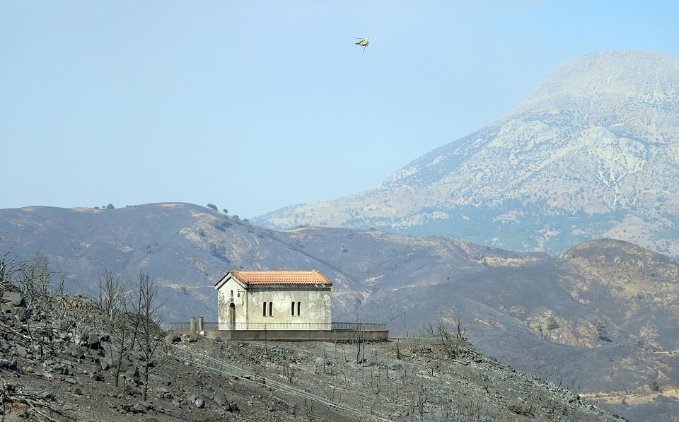 Sakız Adası’nın neredeyse dörtte biri on yıldan kısa bir sürede yandı