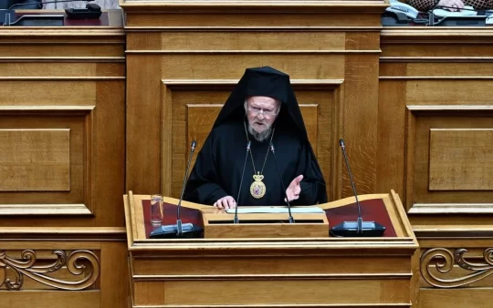 Bartholomew: Barış hiçbir zaman ‘kendiliğinden ortaya çıkan bir durum’ olmamıştır